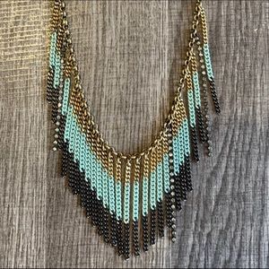 Juicy Couture fringe rhinestone necklace